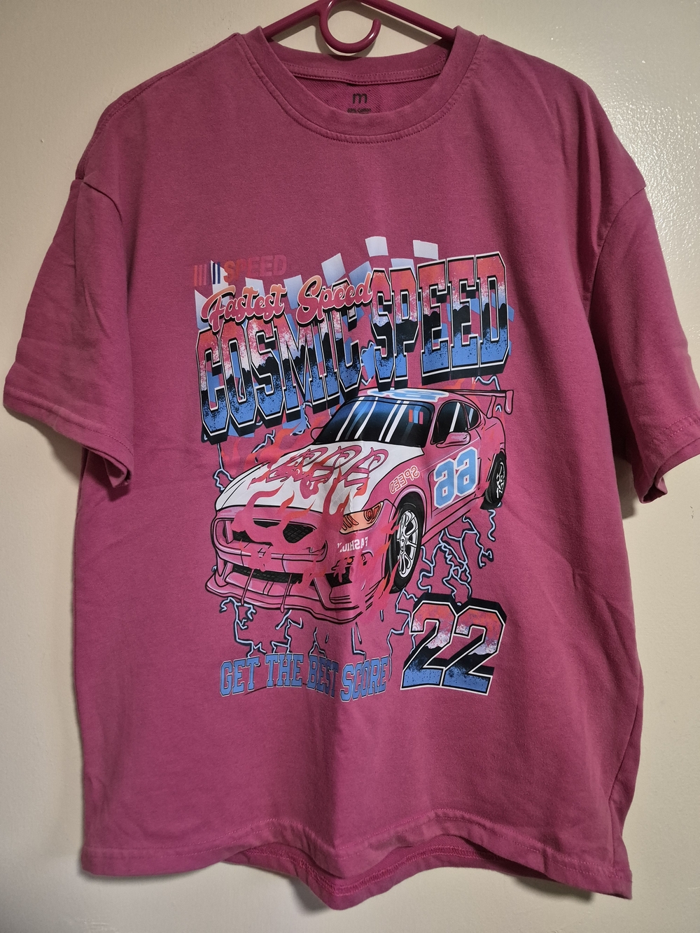 Womans Vintage Style Cosmic Speed Graphic Tee